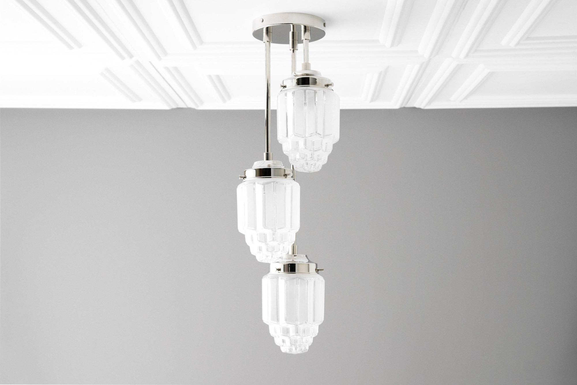 Tierlux Glass Pendant Light - Art Deco Globe Design K1525