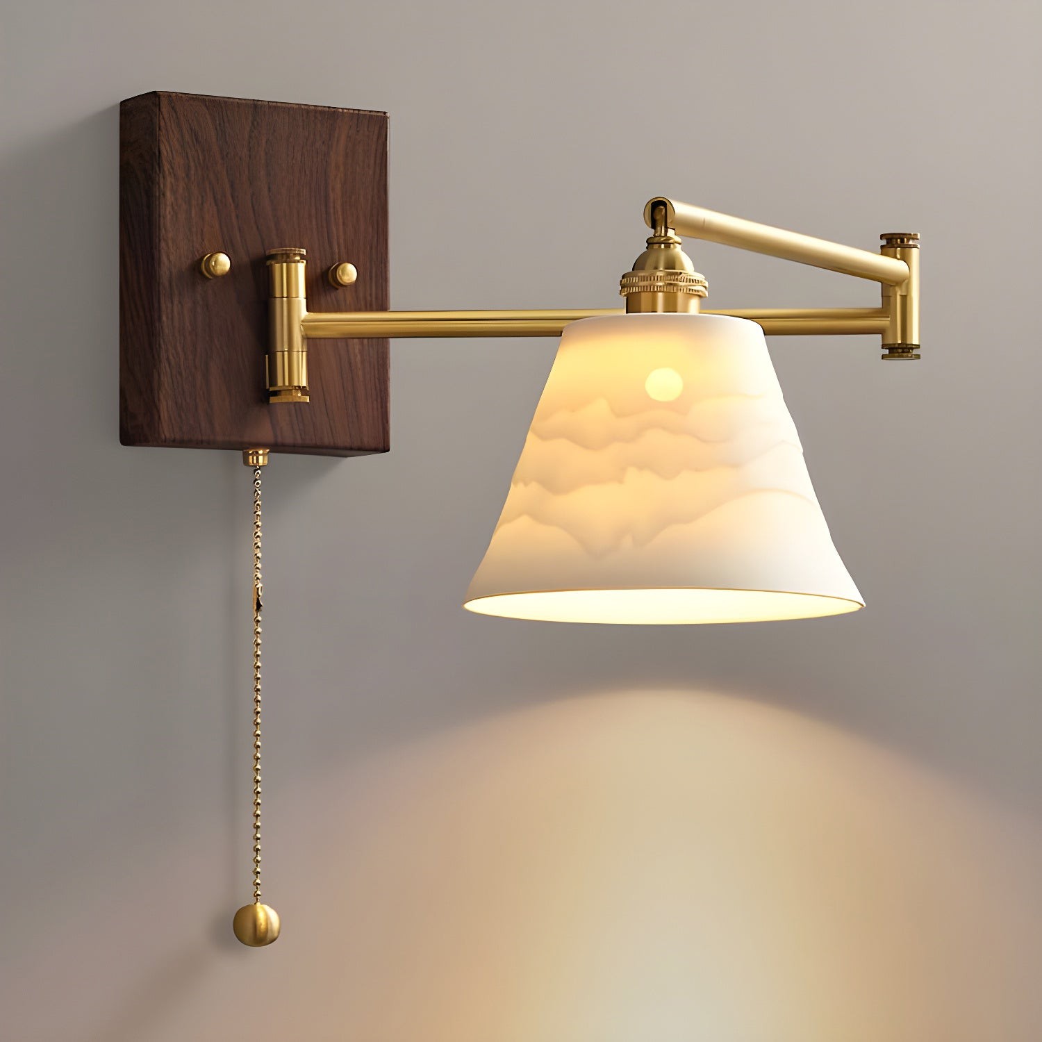 Ceramic Geometry Wall Lamp K312