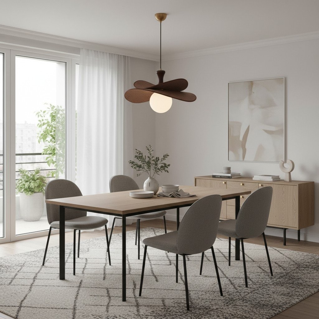 Orrise Floral Sculpture Pendant Light - Modern Chandelier for Living Room Dining Room K2106