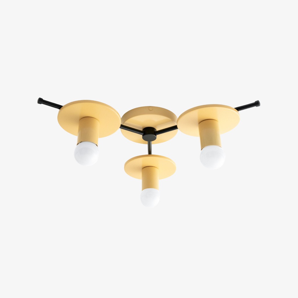 Radiro Globe Colorful Ceiling Light-3 Light Minimalist Fixture K1465