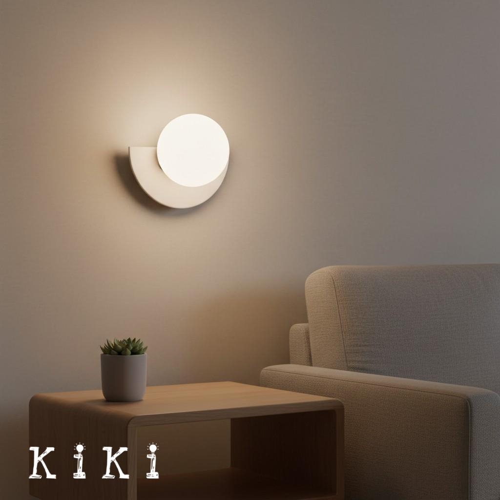 Nordic Candy Glass Orb Wall Lamp - Modern Colorful Sconce for Bedroom and Living Room K167