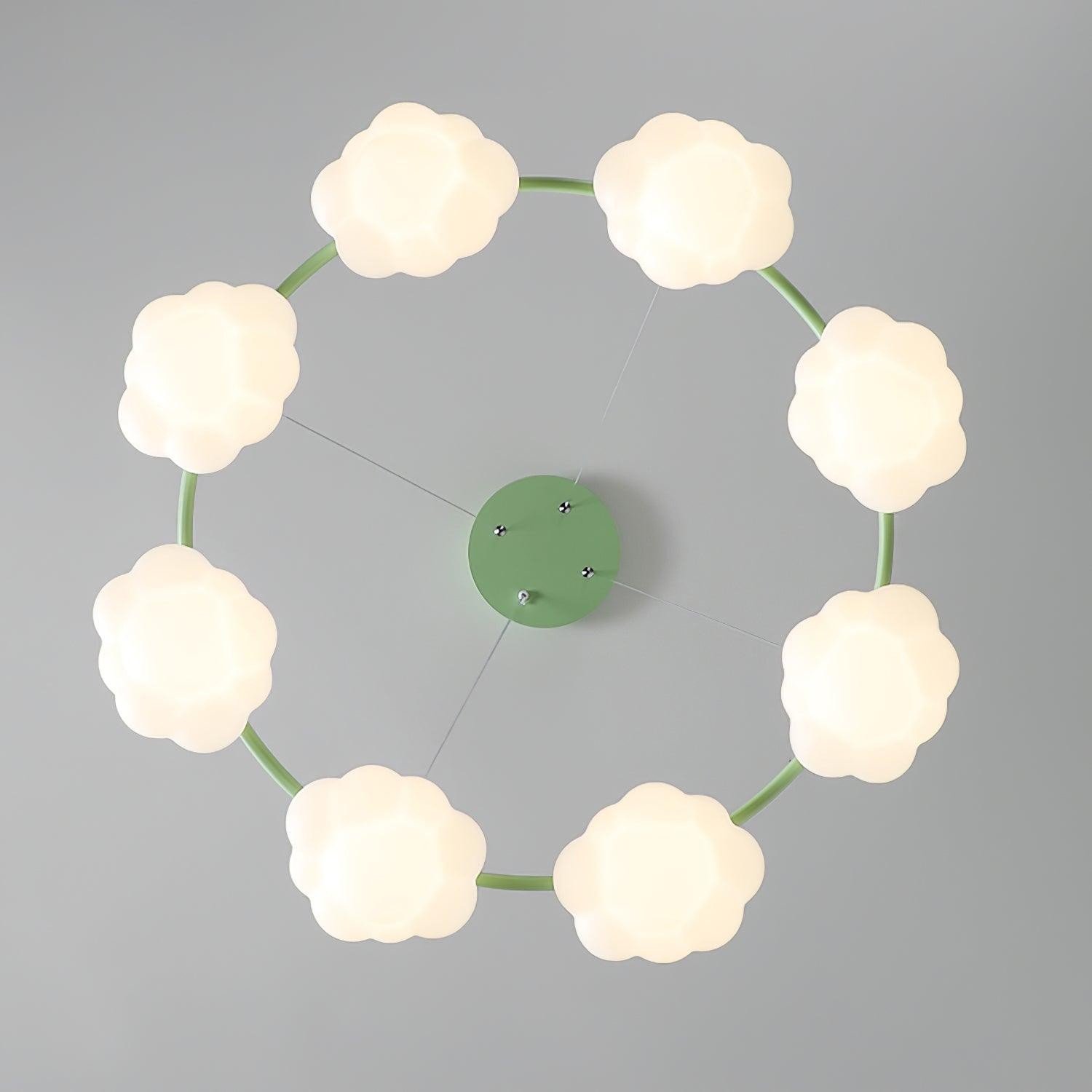 Cream Style Creative Personality Clouds Chandelier K696