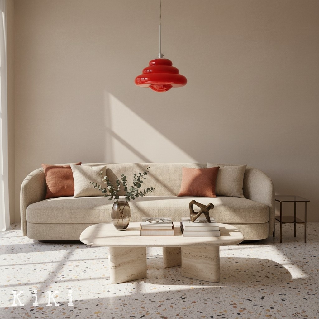 Bomiello Chic Layered Glass Pendant Lamp for Bedroom and Living Area K2163