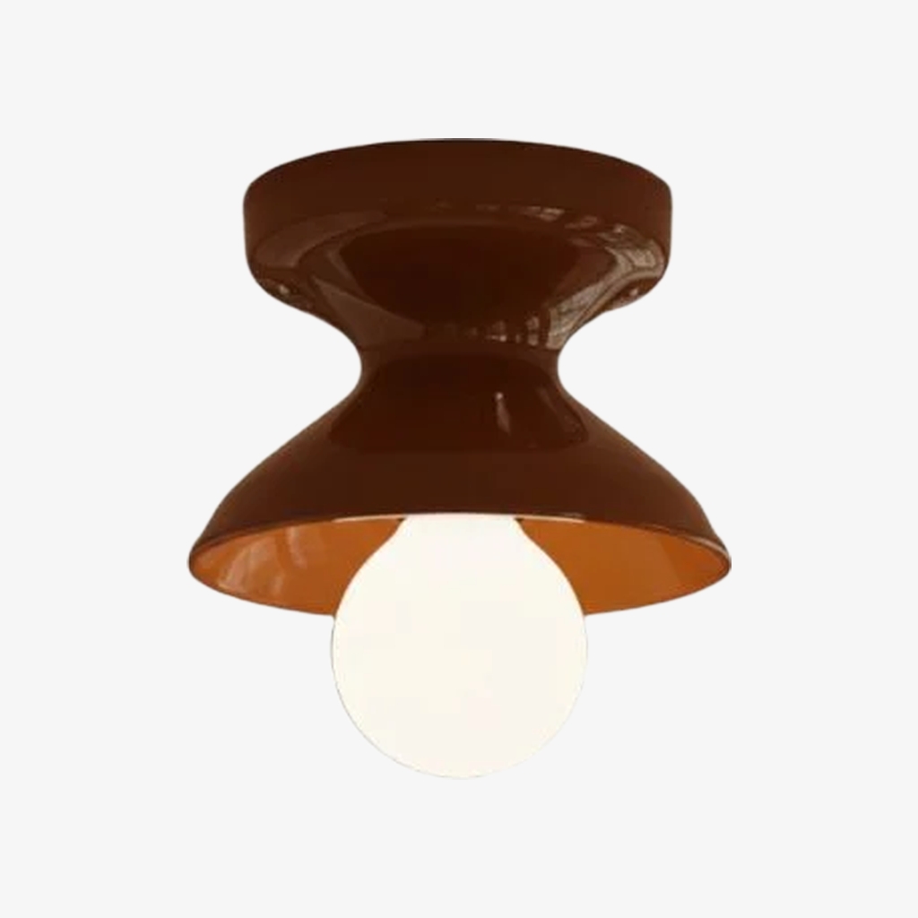 Dravin Bowl Ceramic Ceiling Light - Minimalist Colorful Ceiling Lamp for Kitchen K2351