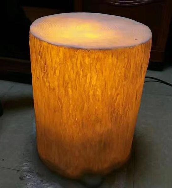 Cracked Stump Lamp