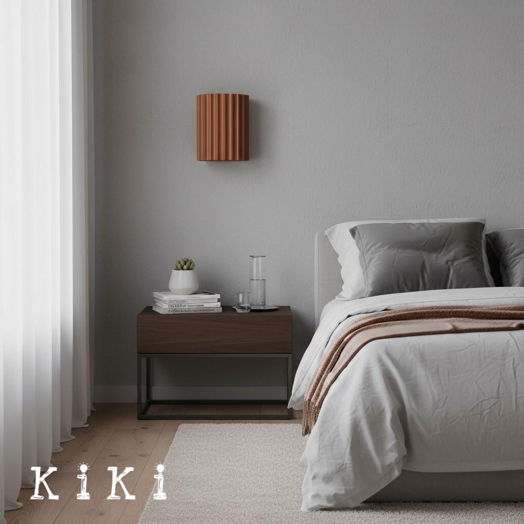 Striped Semicircle Resin Wall Lamp - Contemporary Accent Lighting for Living Room K95