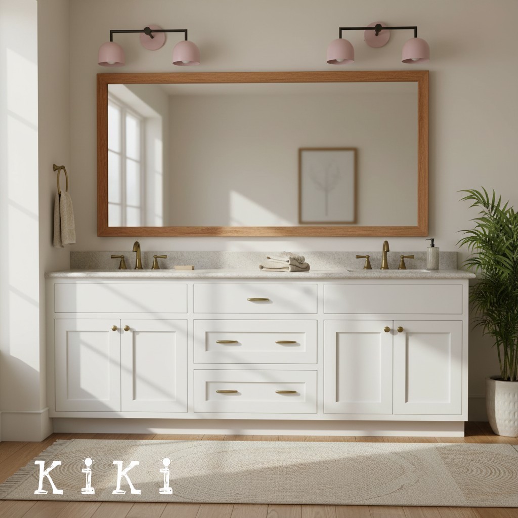 Metio Dome Farmhouse Vanity Wall Lamp - Colorful Dome Wall Sconce for Dressing Room K1596
