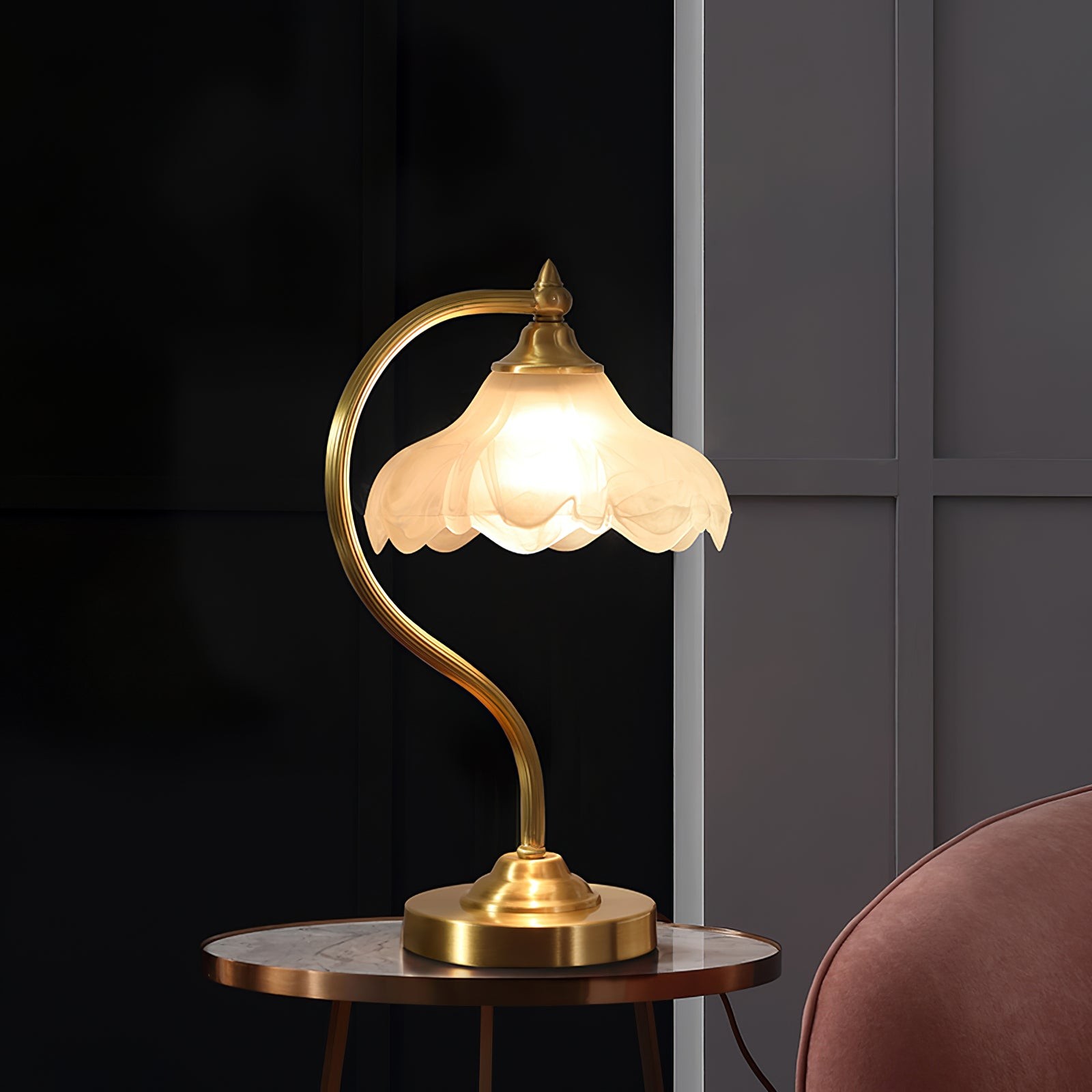 Magnolya Flower Table Lamp K1048