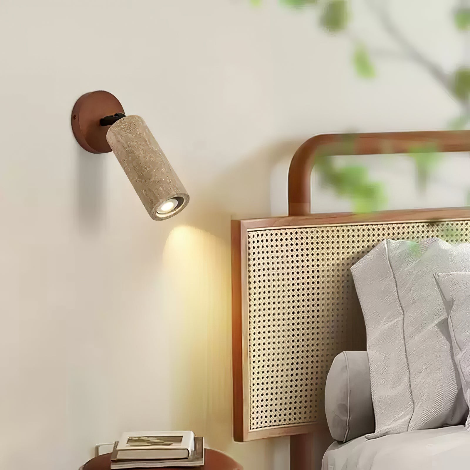 Wabi-Sabi Travertine Adjustable Wall Lamp K745