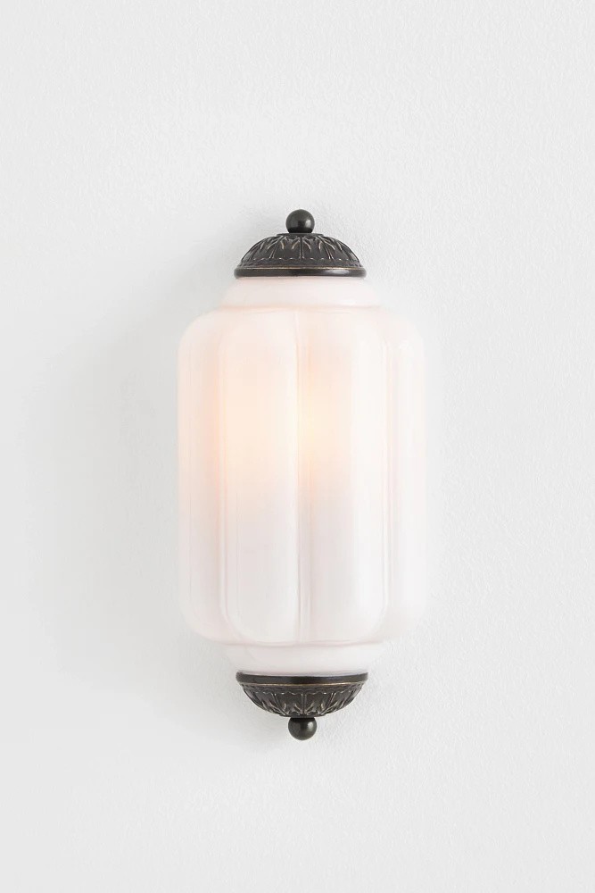 Eloise Long Pumpkin Retro Glass Recessed Wall Lamp K865