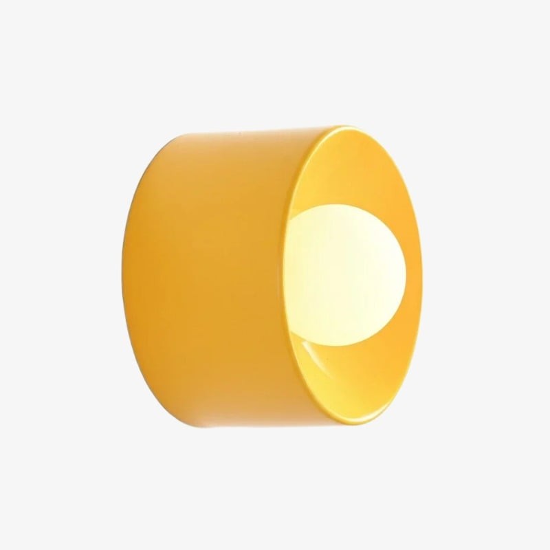 Ceranova Glazed Round Ceramic Wall Lamp - Modern Wall Lighting for Bedrooms and Hallways K2076