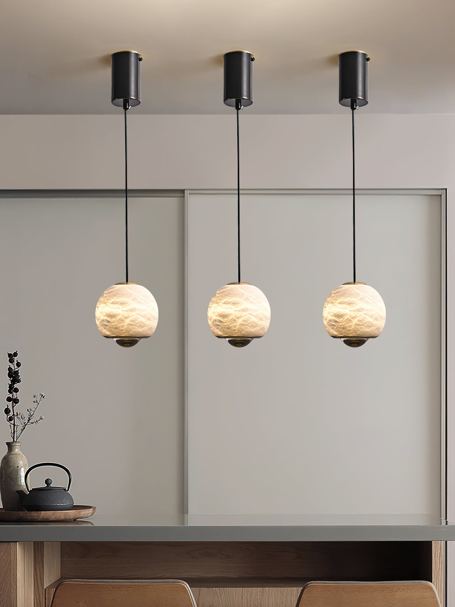 Ferox Alabaster Pendant Light D422