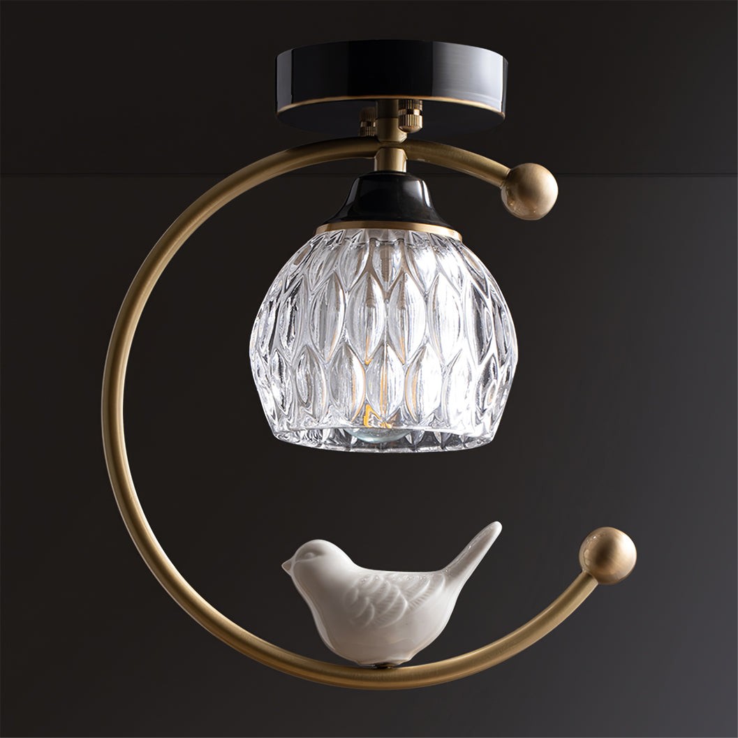 Ceramic Bird Ceiling Lamp K989