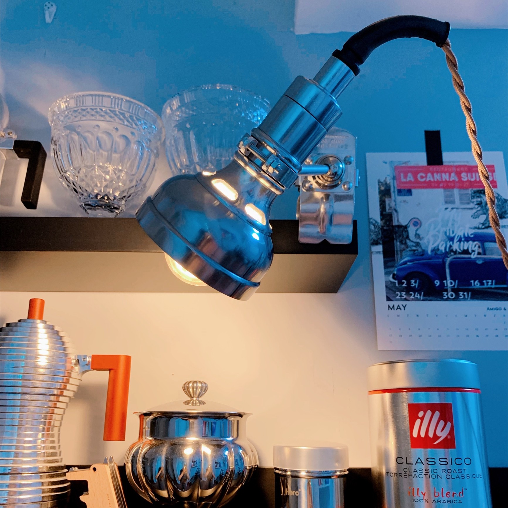 Retro Industrial Clip Light