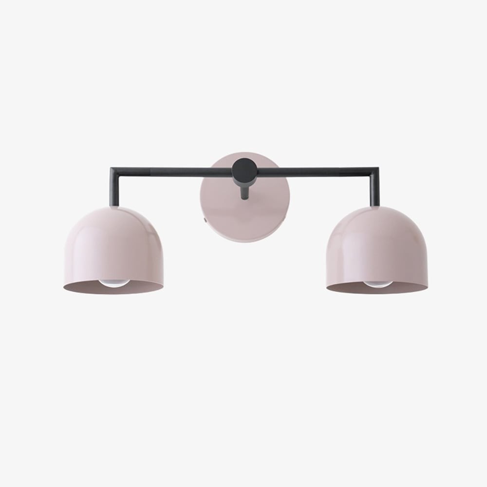 Metio Dome Farmhouse Vanity Wall Lamp - Colorful Dome Wall Sconce for Dressing Room K1596