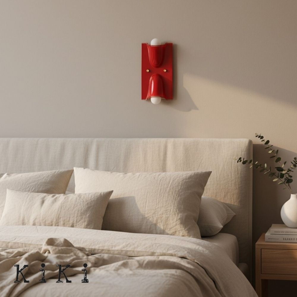 Colorful Curved Wall Sconce - Decorative Lighting for Living Room and Entryway K2342