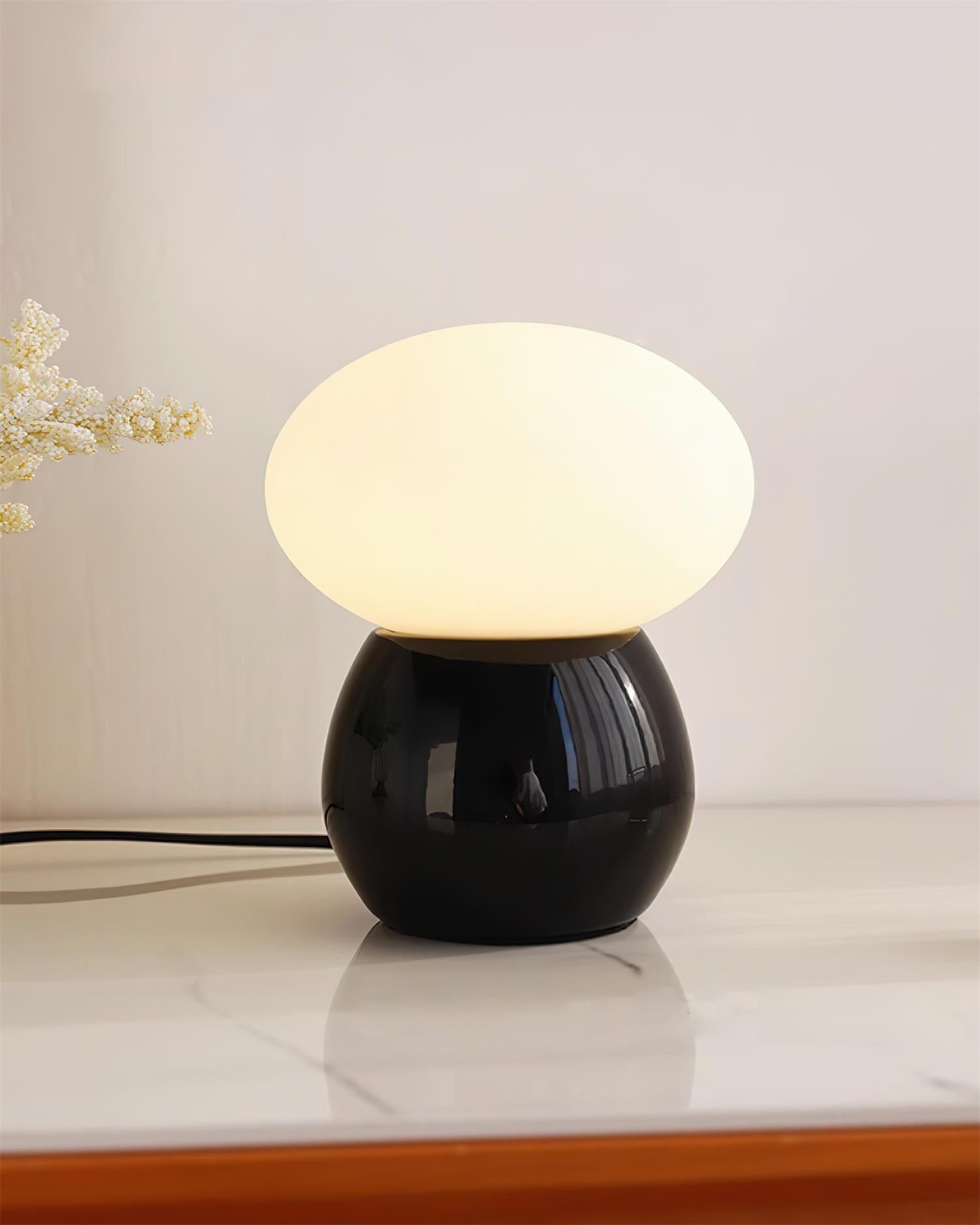 Modern Cream Style Mushroom Table Lamp K684
