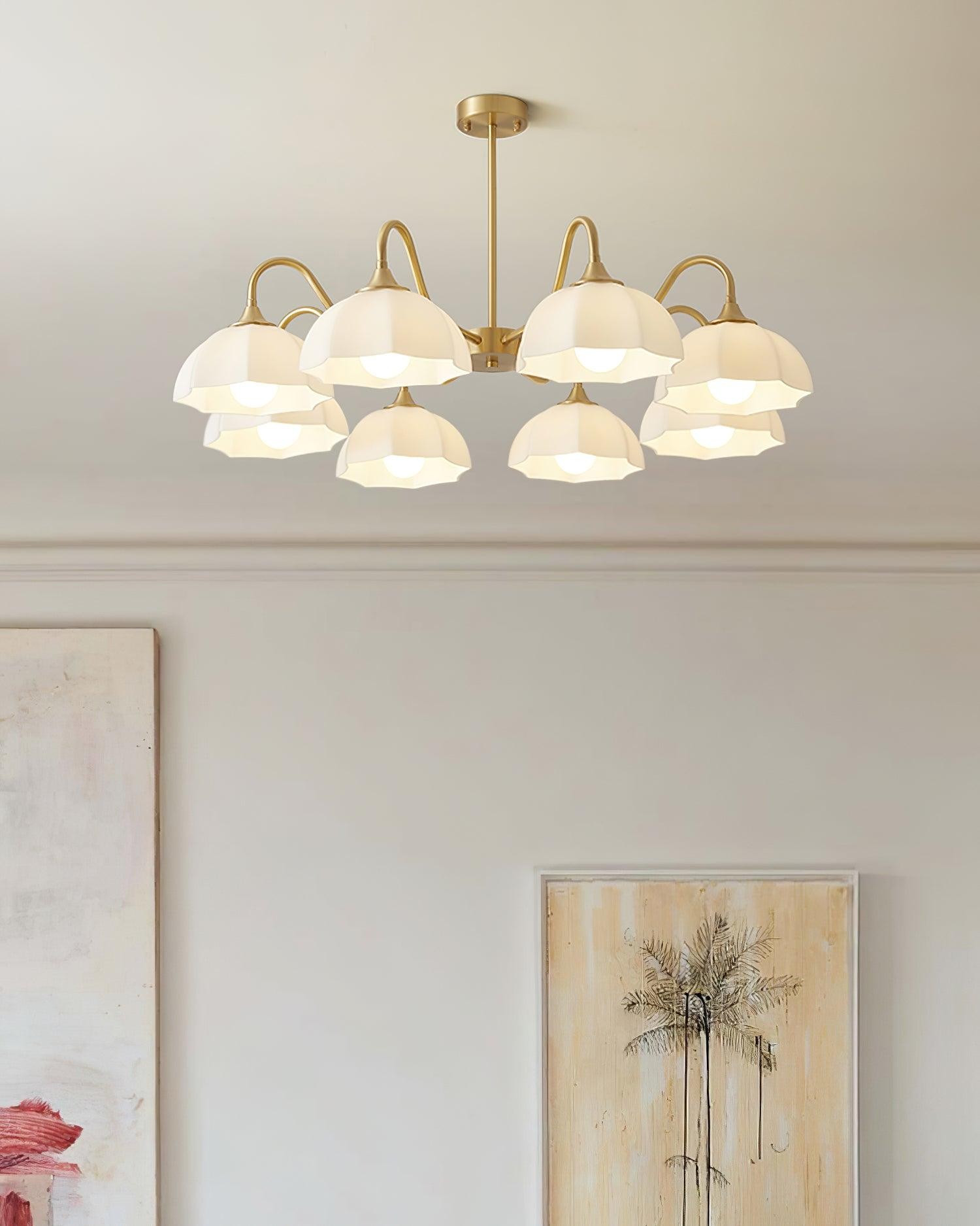 Nordic Garden Flower Glass Chandelier K758