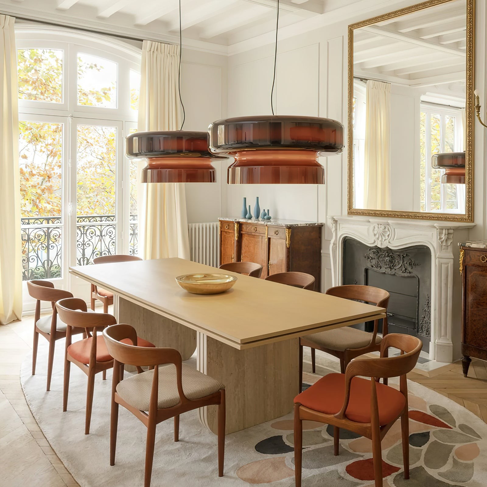 Bohemian Style Minimalist Glass Pendant Lamp K266