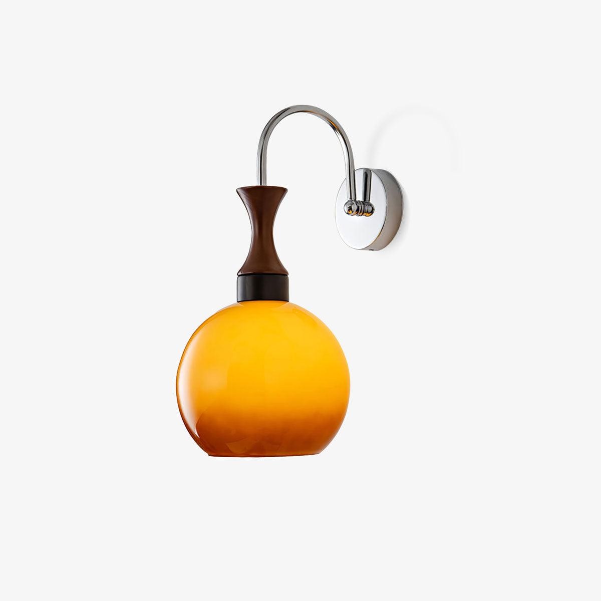 Spherical Yellow Wall Lamp K562