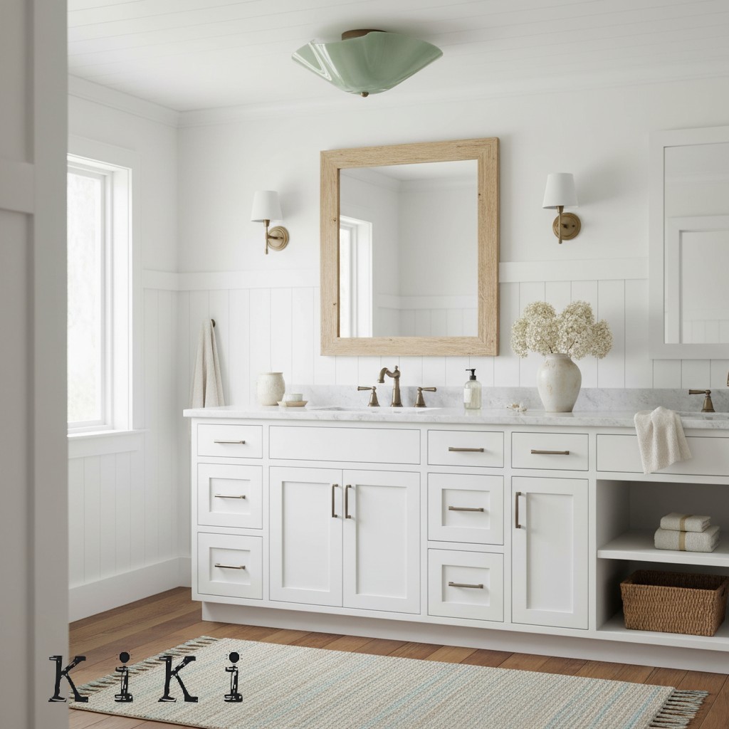 Bellina Glass Flush Mount Light – Modern Brass Fixture For Bedroom & Hallway K1132