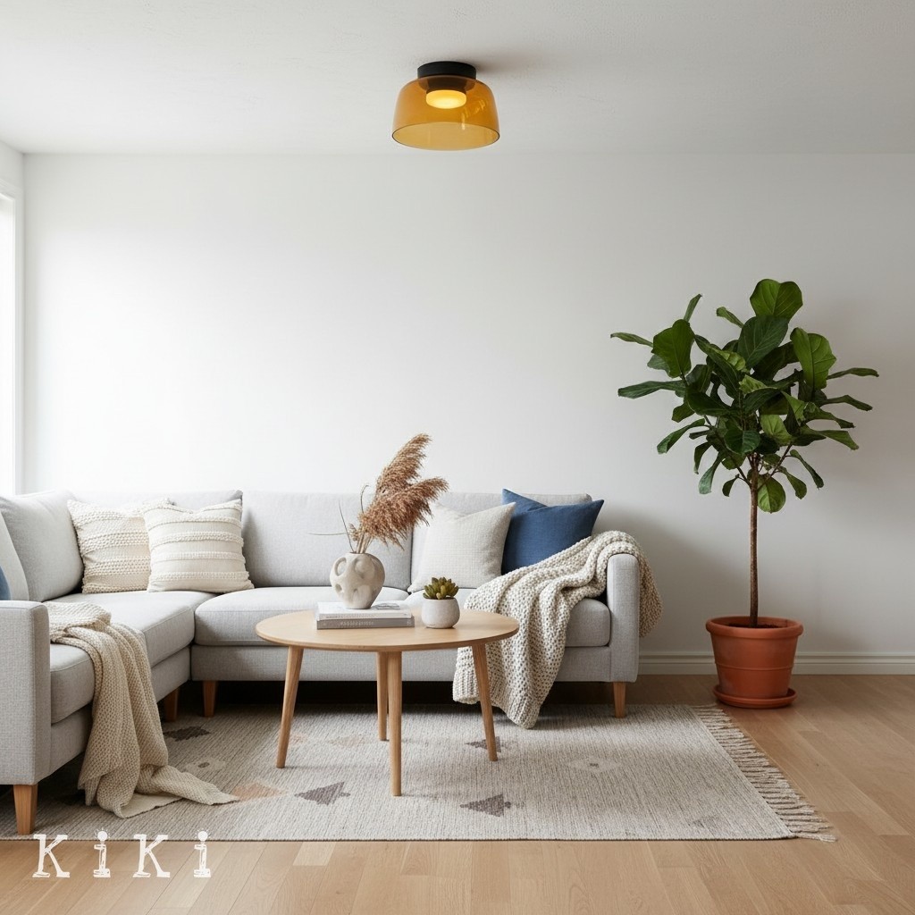 Celestial Scandinavian Glass Ceiling Lamp - Stylish Levels Ceiling Light for Room K2162