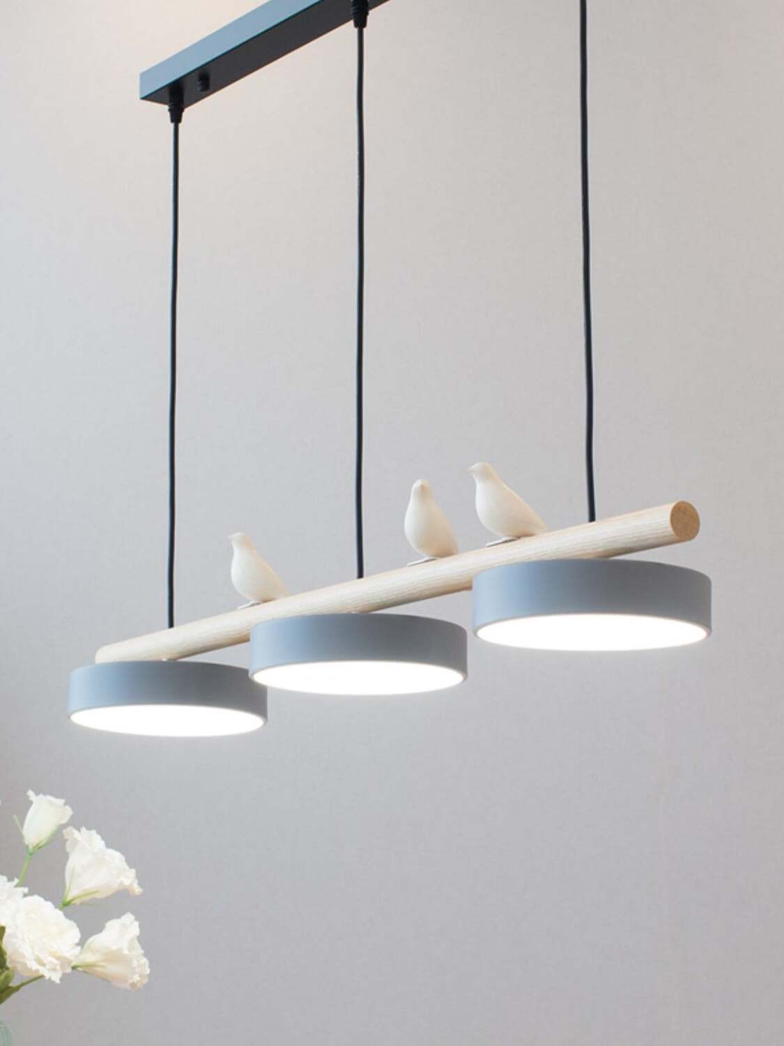 Creative Branch Bird Shaped Pendant Lamp K873