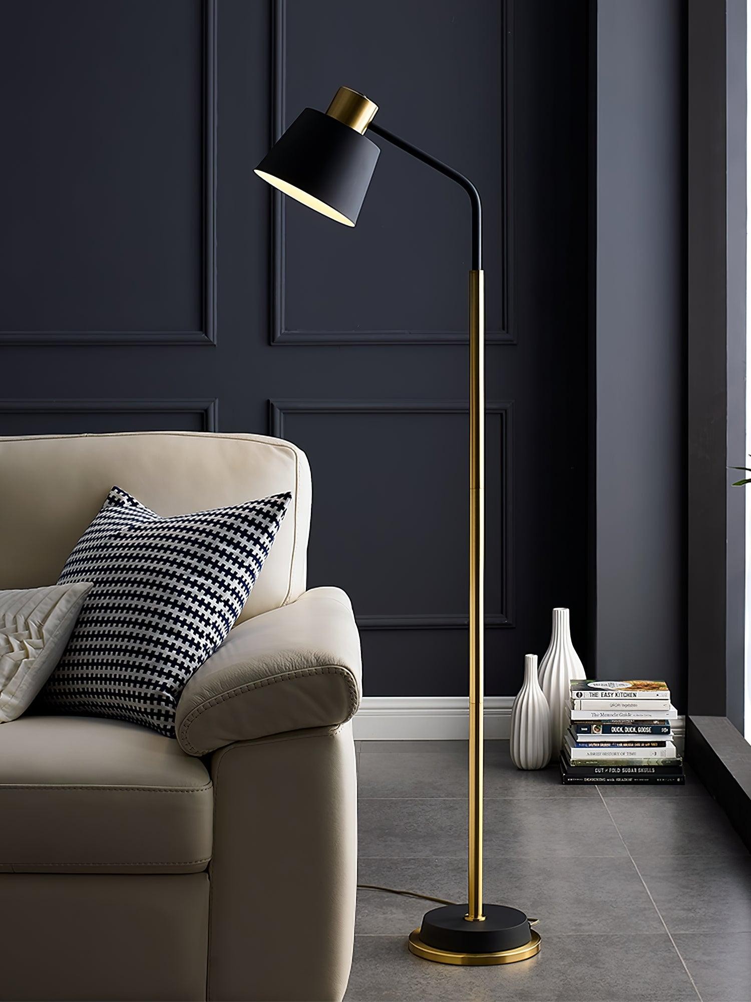 Modern Simple Luxury Metal Color Blocking Floor Lamp K370