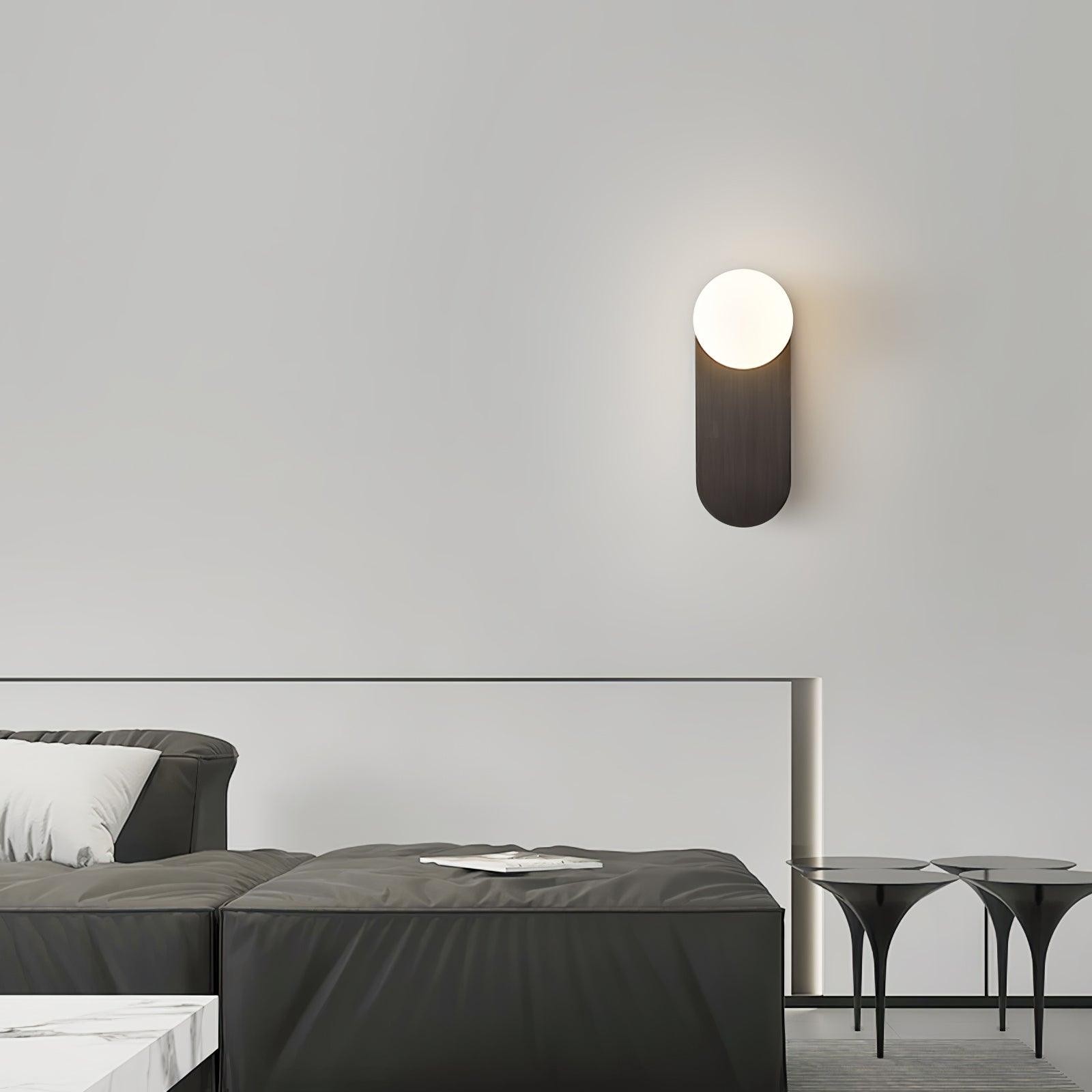 Modern Glass Base Sconce K383