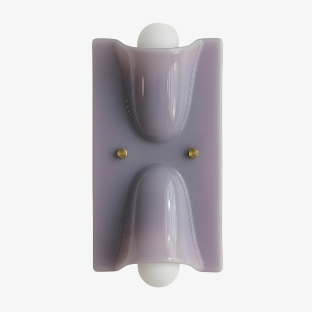 Colorful Curved Wall Sconce - Decorative Lighting for Living Room and Entryway K2342