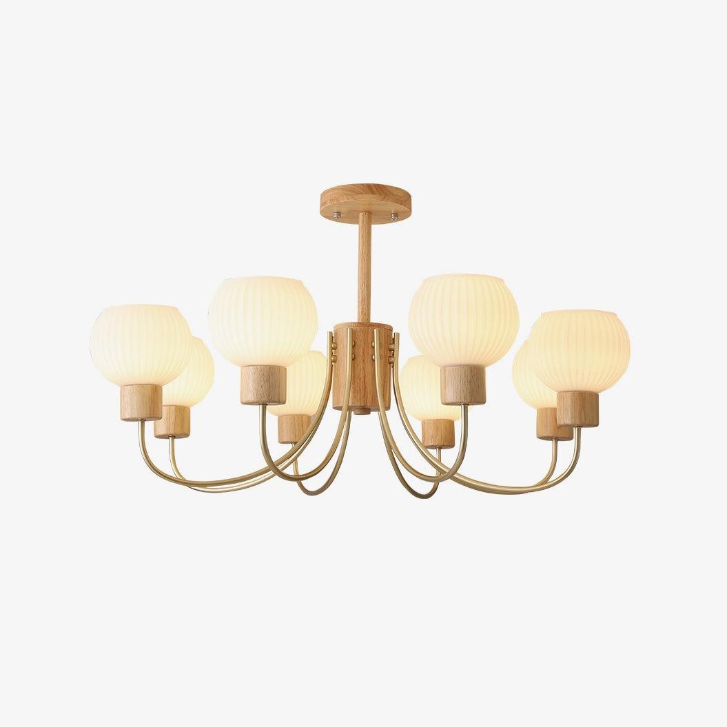 Wabi-sabi Wooden Chandelier K354