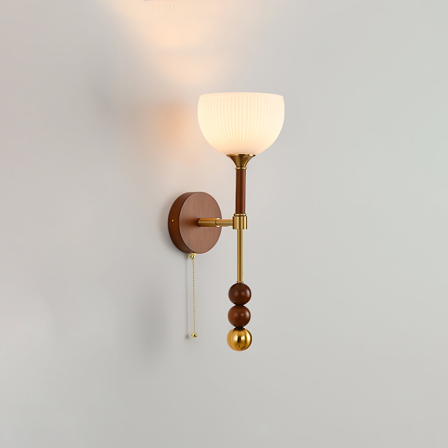 Retro Solid Wood Series Wall Lamp K638