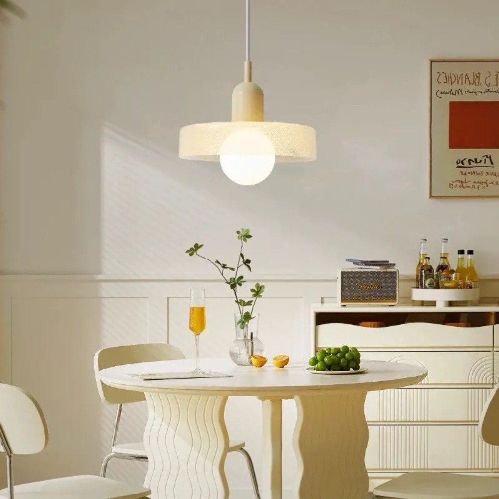 Nordic Crystal Glass Disc Orb Pendant Light For Kitchen Island K930