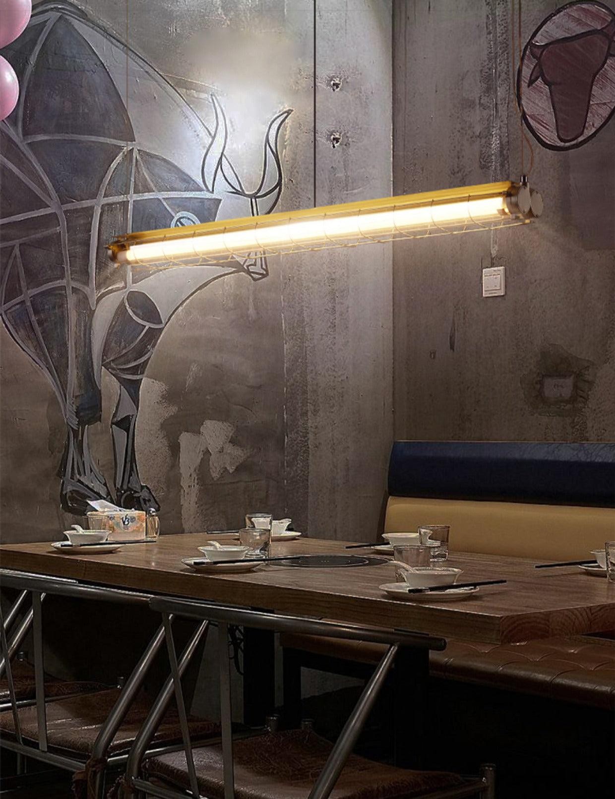 Industrial Linear Cage Chandelier K903