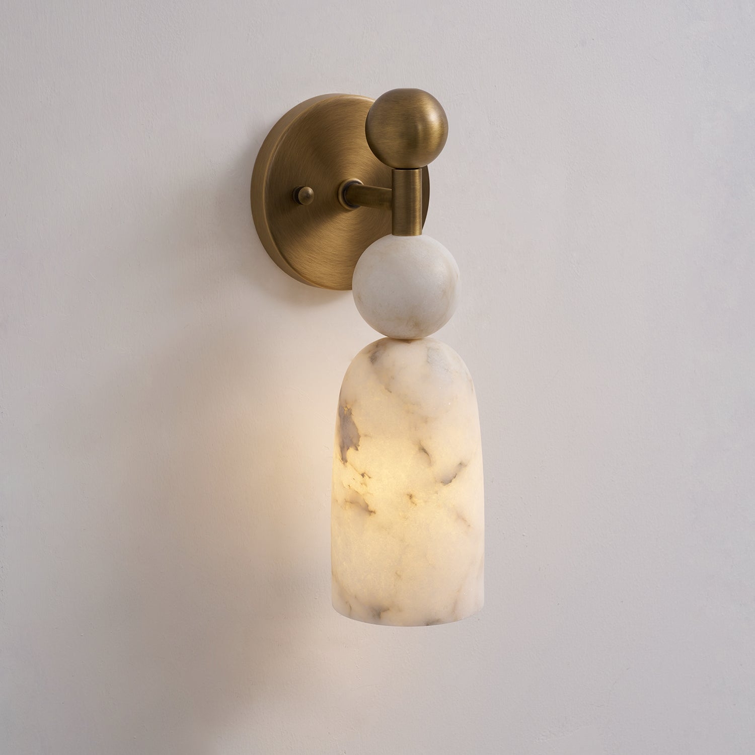 Flume Alabaster Wall Lamp D765