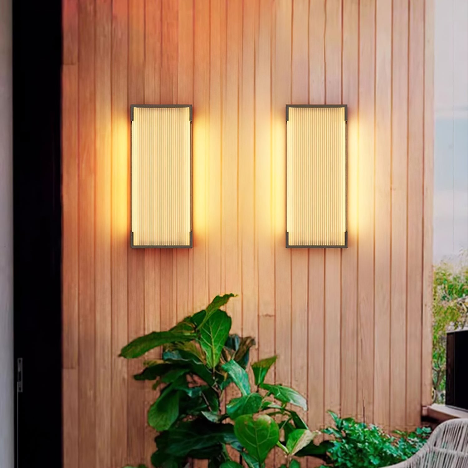 Rectangular Outdoor Wall Light K615