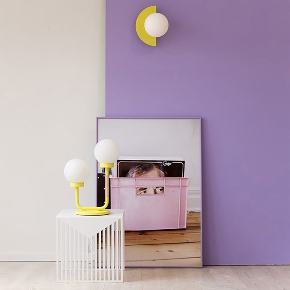 Nordic Candy Glass Orb Wall Lamp - Modern Colorful Sconce for Bedroom and Living Room K167