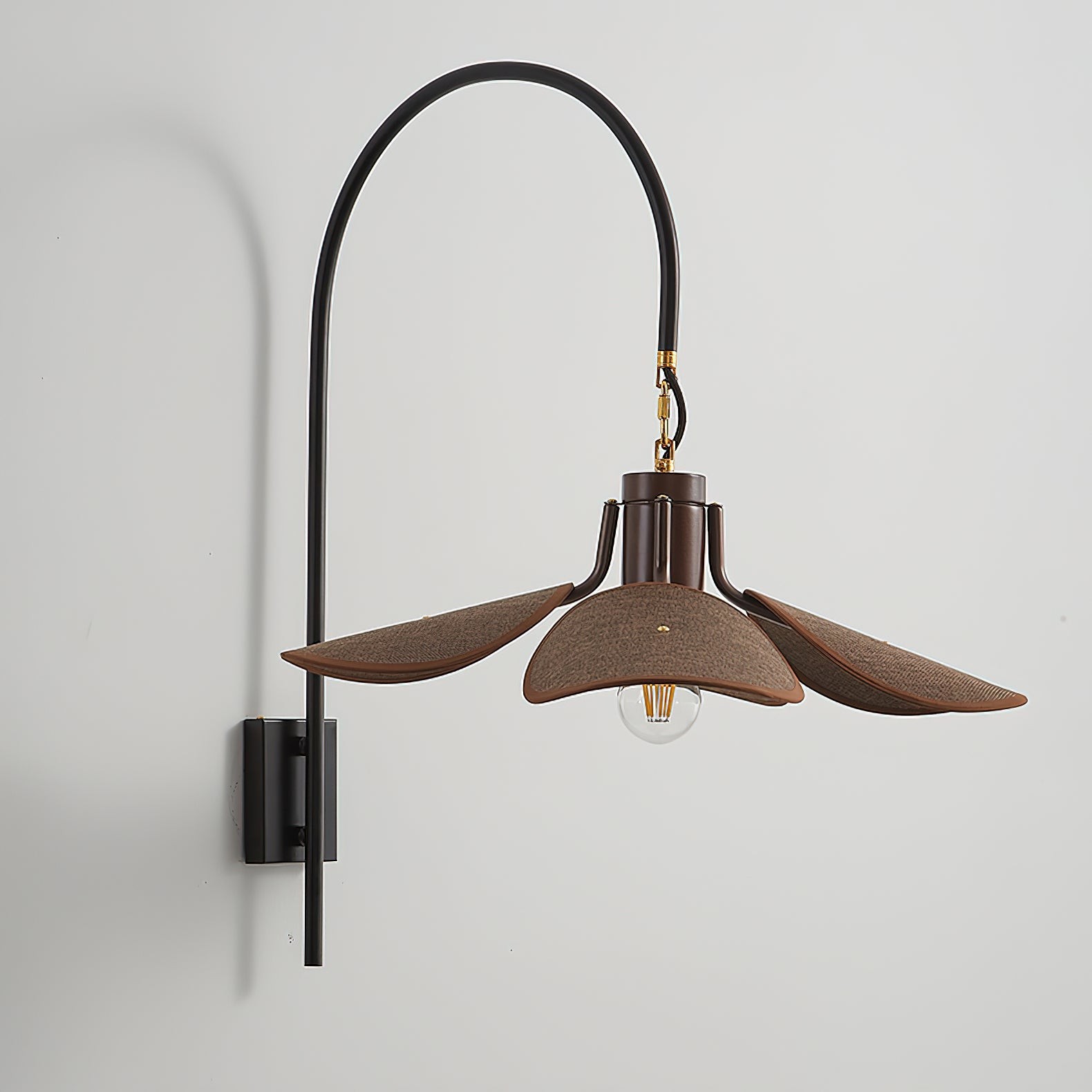 Retro Wabi-Sabi Style Petal Bloom Wall Lamp K587