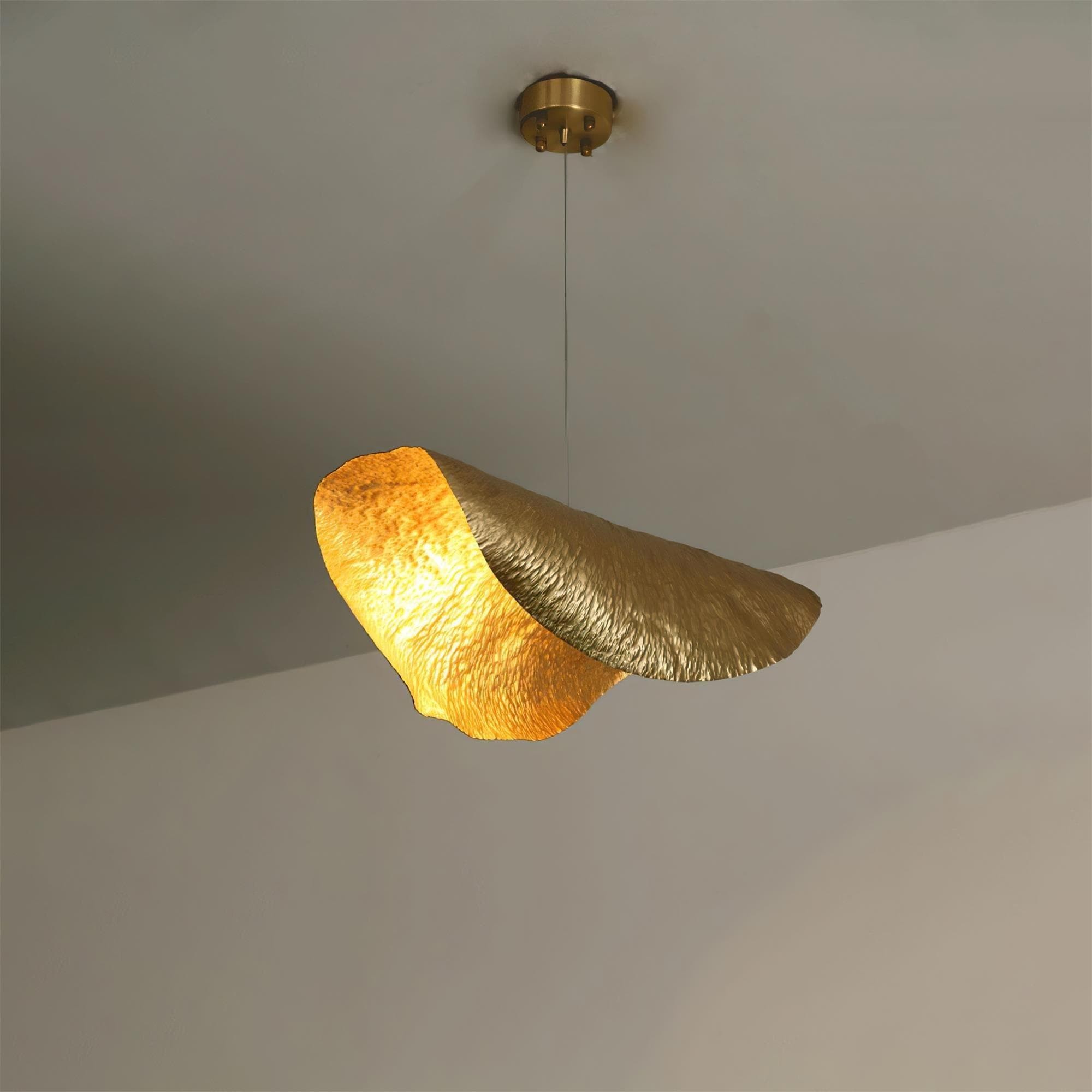Hammered Brass Suspension Light K1205