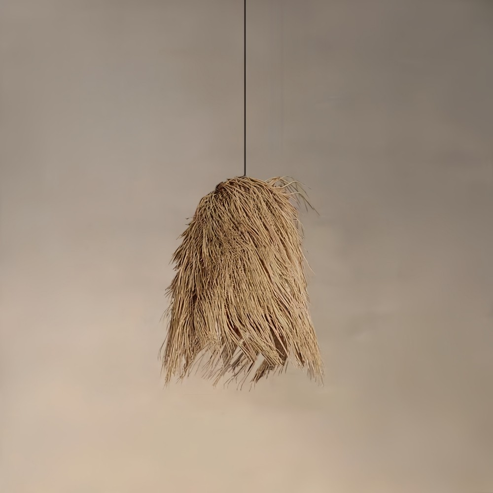Moroccan Hand Woven Rattan Pendant Light K199
