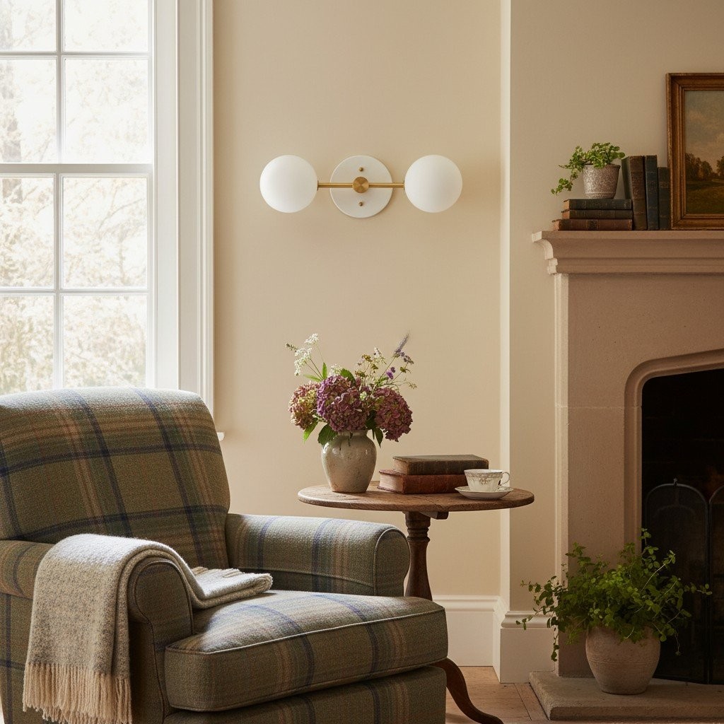 Glorica Glass Vanity Light - Modern Brass Wall Sconce for Bathroom Style K1449