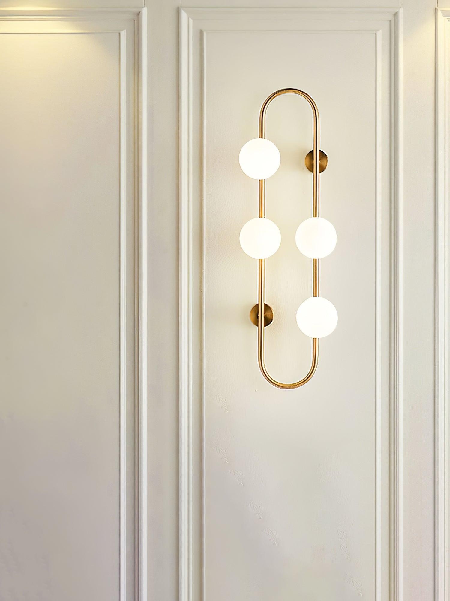 Nordic Modern Geometric Glass Globe Wall Lamp K283