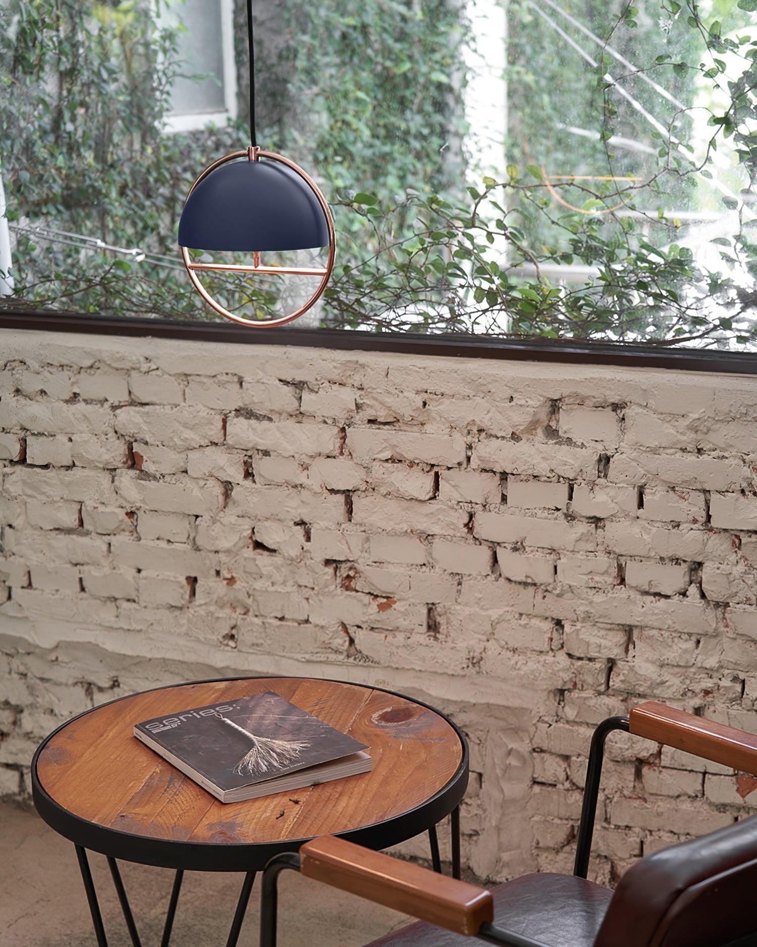 Nordic Hemispherical Ring Metal Pendant Lamp K426