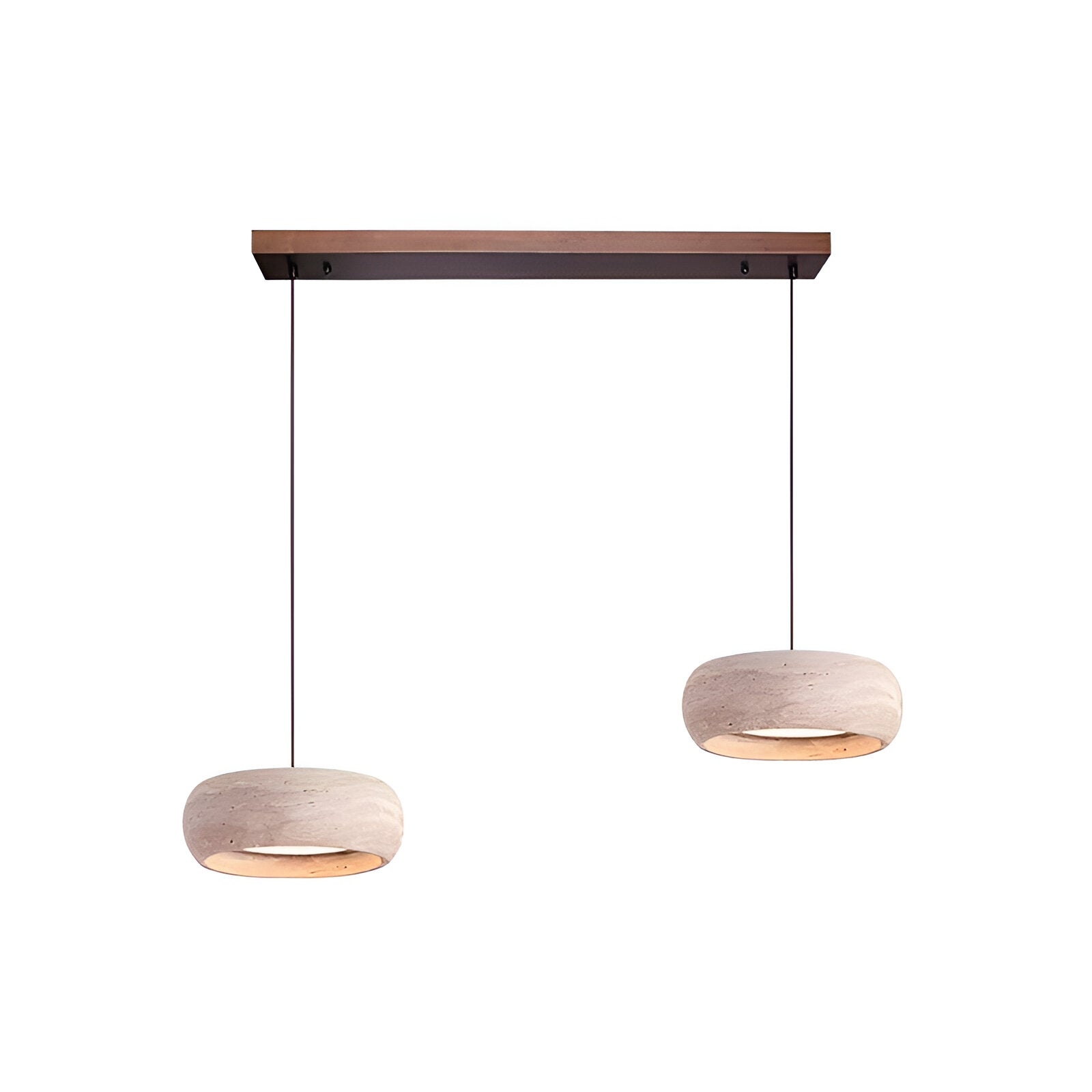 Wabi Sabi Style Travertine Stone Pendant Light D934