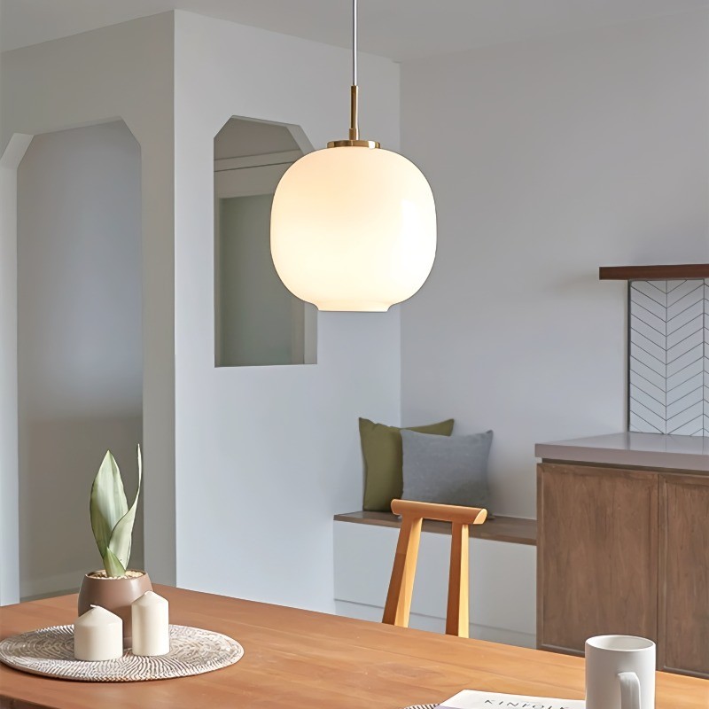 Modern Nordic Opal Glass Radihous Pendant Light K140