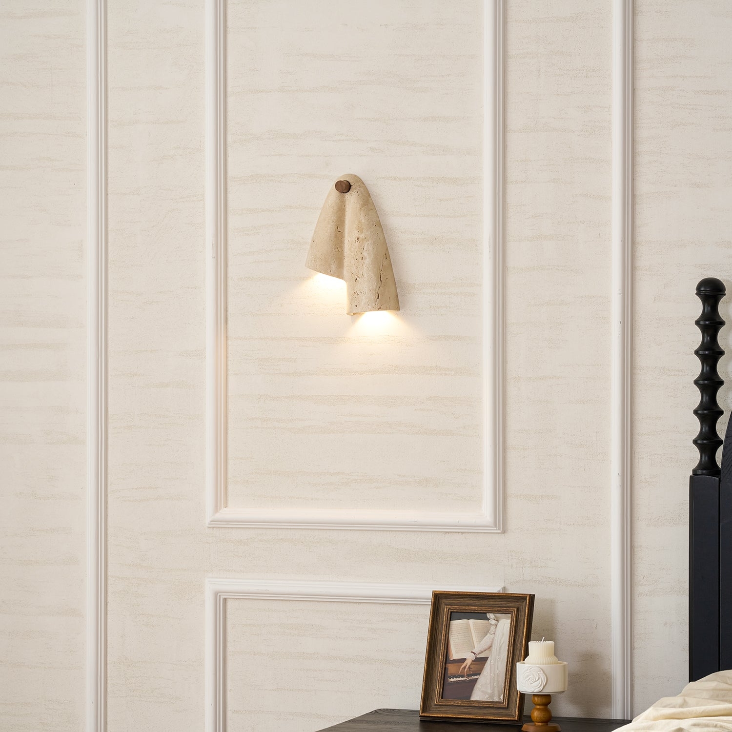 Pearlmont Travertine Wall Lamp D764