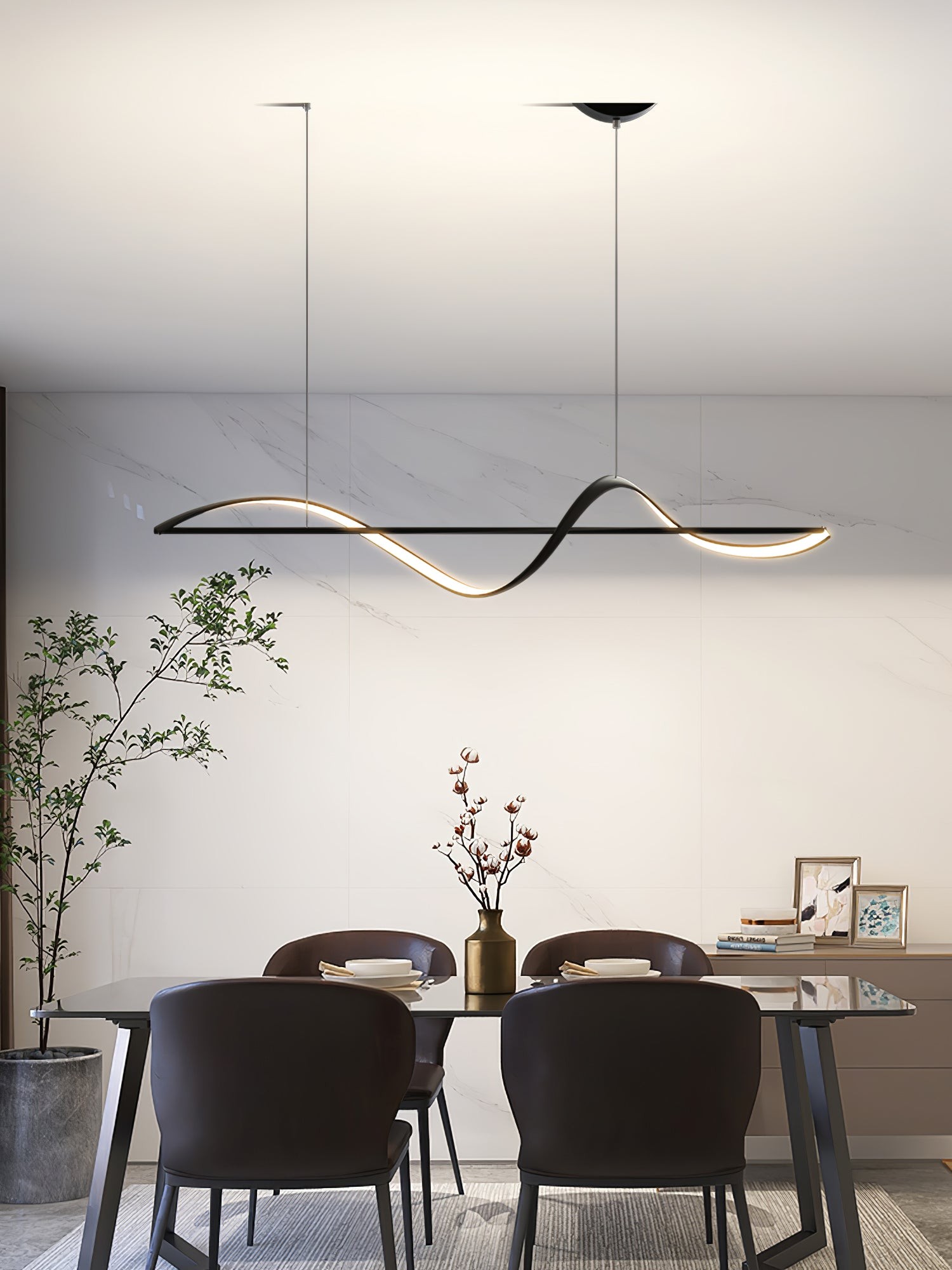 Whisper Linear Island Chandelier K1096