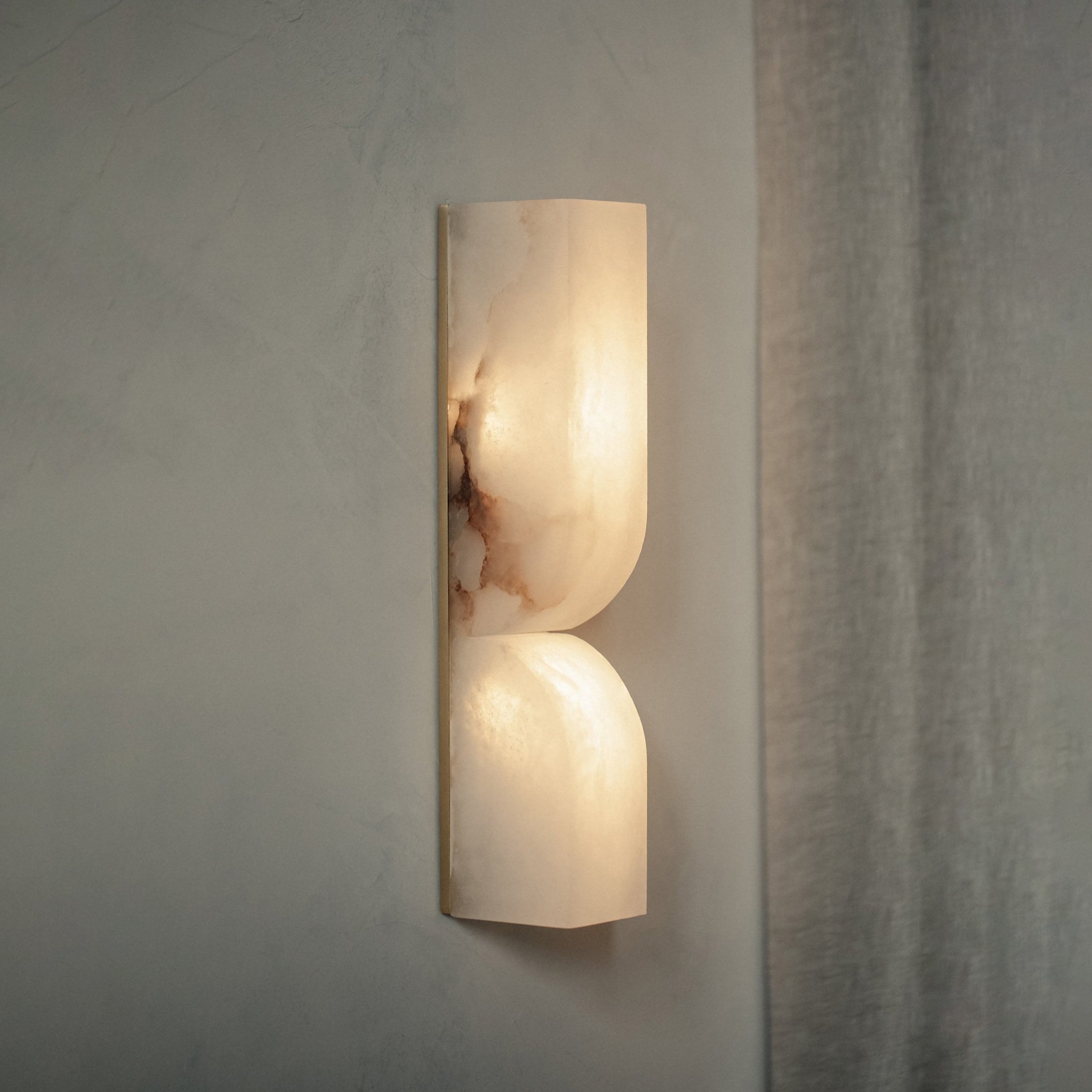 Rectangular Alabaster Wall Lamp D639
