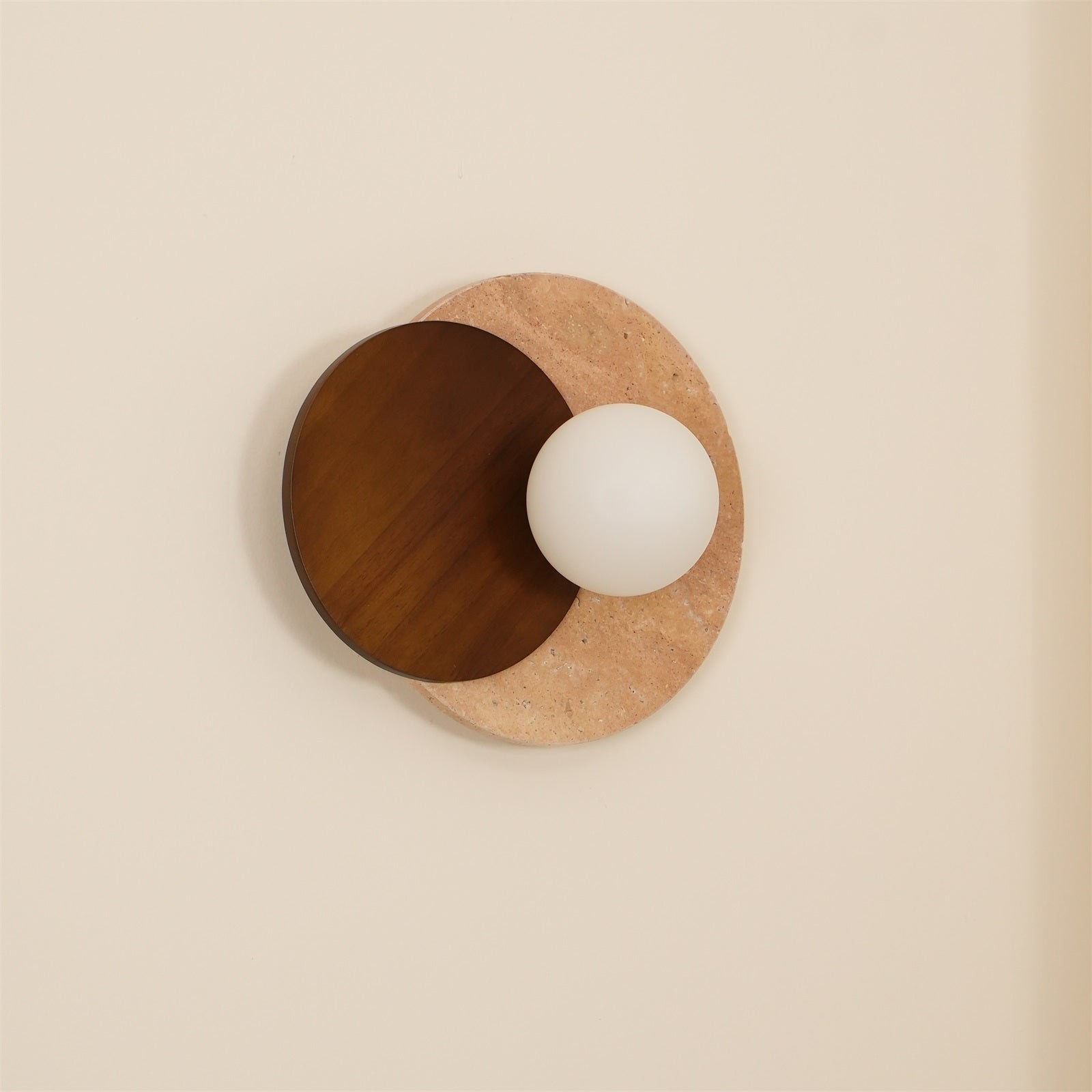 Simple Double Circle Splicing Wall Lamp K565