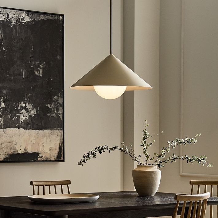 Brivana Adjustable Pendant – Cone Shade Light for Kitchen or Dining K1146